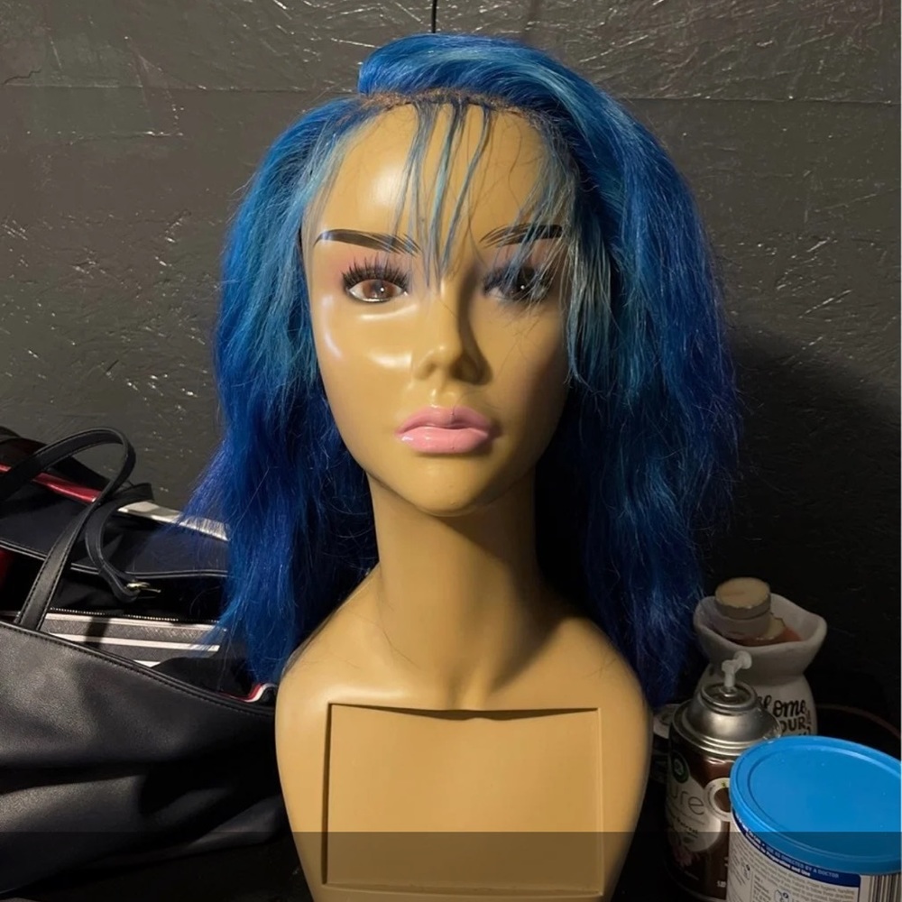 Barbie Blue Bob Wig